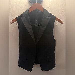 Theory womens  Classic Black blazer vest nwt size 2